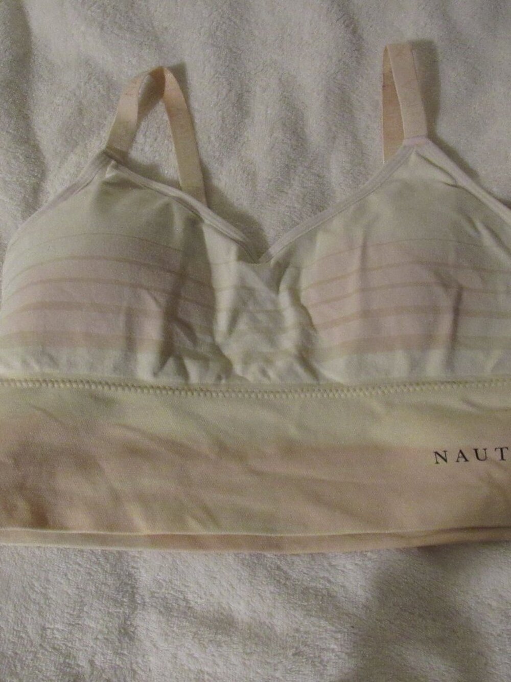 Nautica Stripe Bralette Size 1X USED